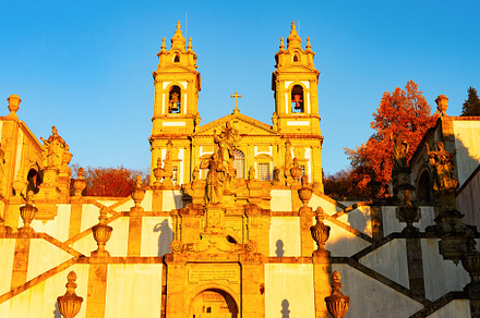 Jesus monte church Braga Portugal, an Architecture Photo by joyt