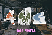 People Series BUNDLE: All 4 in 1, a Person Illustration by Veyla (Thumbnail 8 of 33)