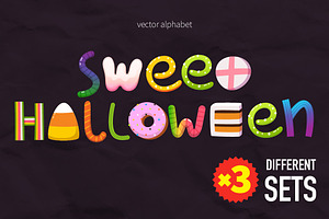 Halloween Candy Letters