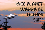 Alien UFO - Horror Space Scary Font, a Font by Gravitype (Thumbnail 6 of 13)