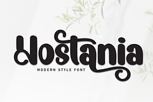 Hostania | Script Font