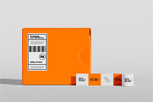 Packaging Box & Duct Tape Mockup