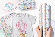 Unicorns. Watercolor set, an Animal Illustration by JuliaBadeeva (Thumbnail 7 of 11)