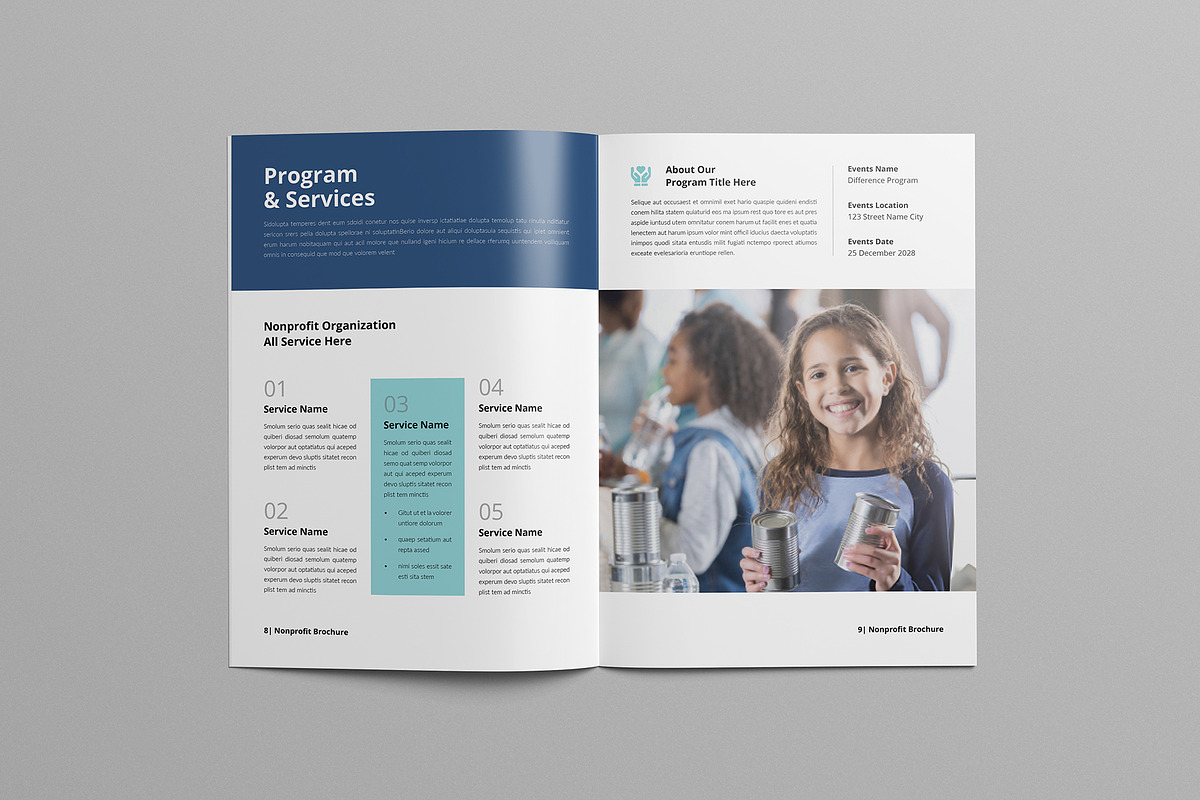Nonprofit Brochure | Canva & Word preview 5