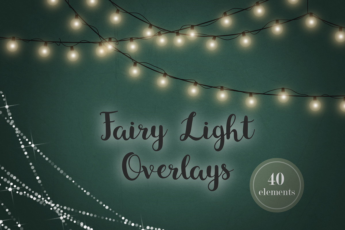 Fairy light overlays, an Object Graphic by Paper Farms (Photo 1 of 6)