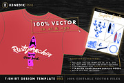 T-Shirt Design Template 003, an Object Graphic by KENEDIK DESIGN STUDIO (Thumbnail 3 of 3)