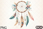 Dreamcatcher Clipart PNG, an Illustration by DreamCafeArt (Thumbnail 1 of 6)