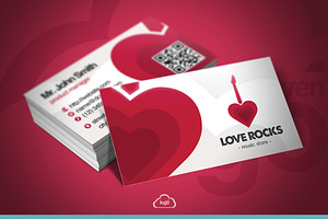Love Rocks Business Card