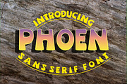 PHOEN, a Serif Font by Canden Meutuah (Thumbnail 1 of 9)