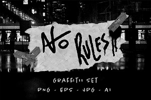Graffiti 35 PNG EPS Elements
