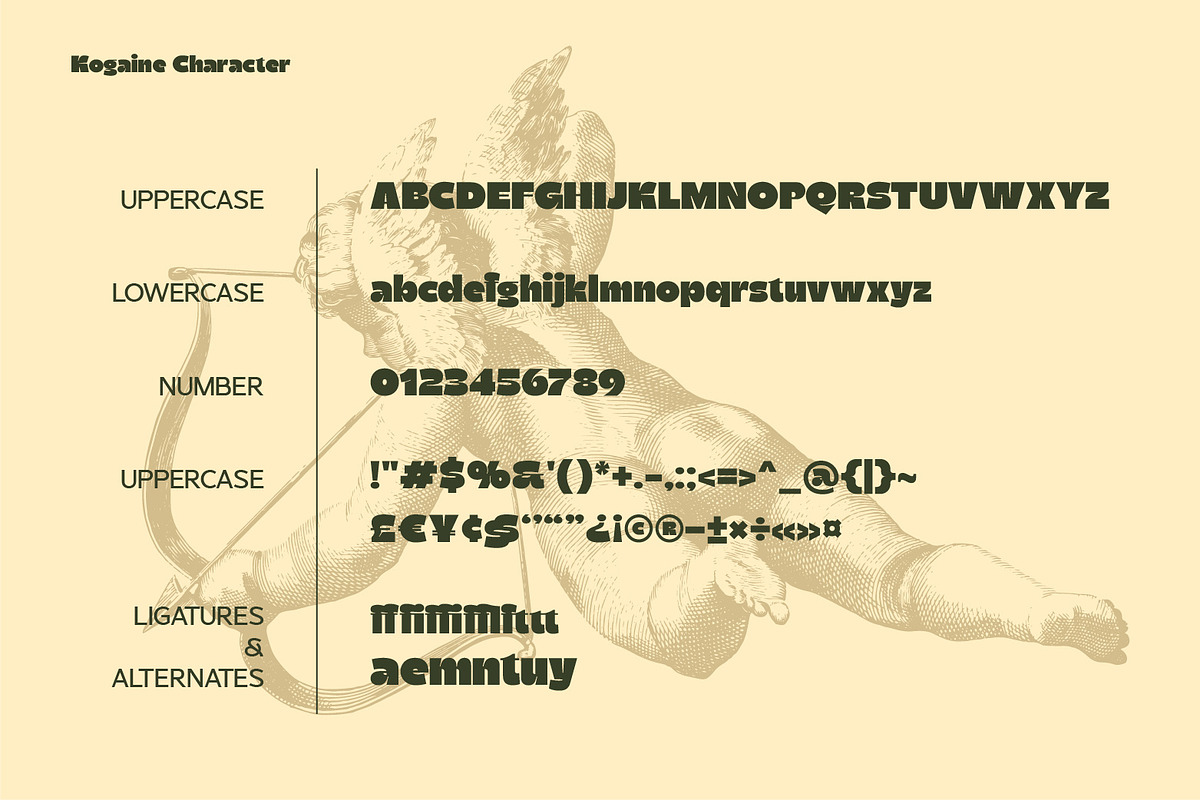 SS Kogaine - Bold Display Font, a Sans Serif Font by Typocracy Studio (Photo 12 of 12)