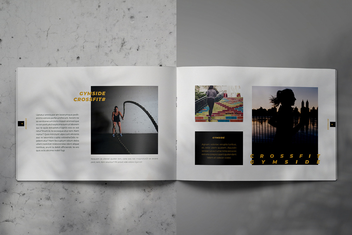 GYMSIDE Lookbook Brochure Template, a Brochure Template by Indotitas (Photo 5 of 9)
