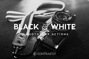 Black & White Photoshop Actions