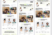 JobHive HR Recruitment Landing Page, a Landing Page Template by SquidPixey (Thumbnail 5 of 5)