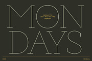 CS Miltone – Thin Slab Serif, a Serif Font by Craft Supply Co. (Thumbnail 2 of 8)