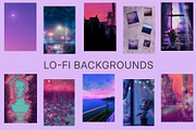 lo-fi backgrounds, a Background Graphic by Victoria Obscure (Thumbnail 1 of 3)