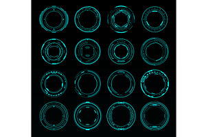 Dial HUD interface. Sound volume, a Decorative Illustration by Vector Tradition