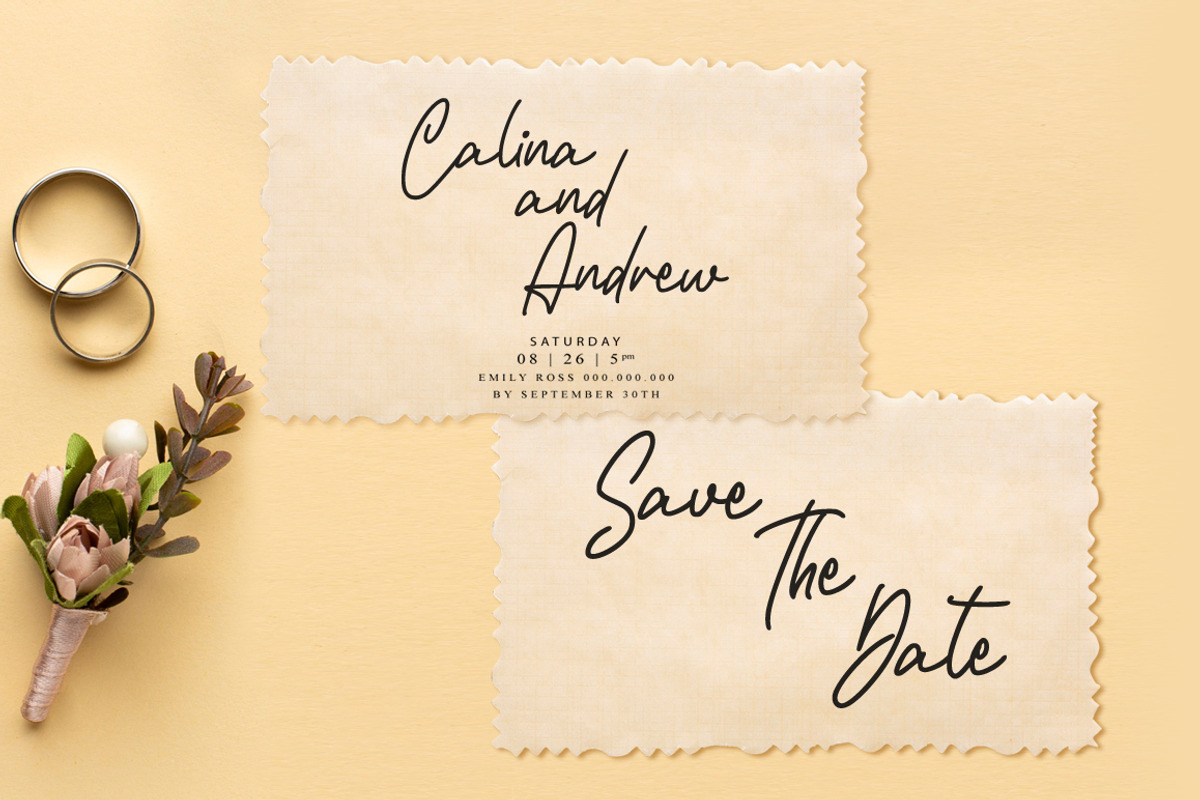 Rolling Signature, a Script Font by Fatmawati (Photo 5 of 12)