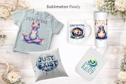 UglyCute Anti-Hustle Sublimation PNG, an Illustration by Artnoy (Thumbnail 6 of 8)