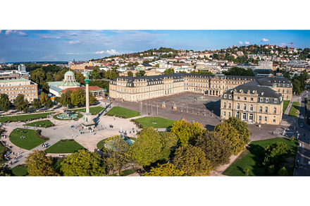 Schlossplatz in Stuttgart, Germany, an Architecture Photo by Nature and travel