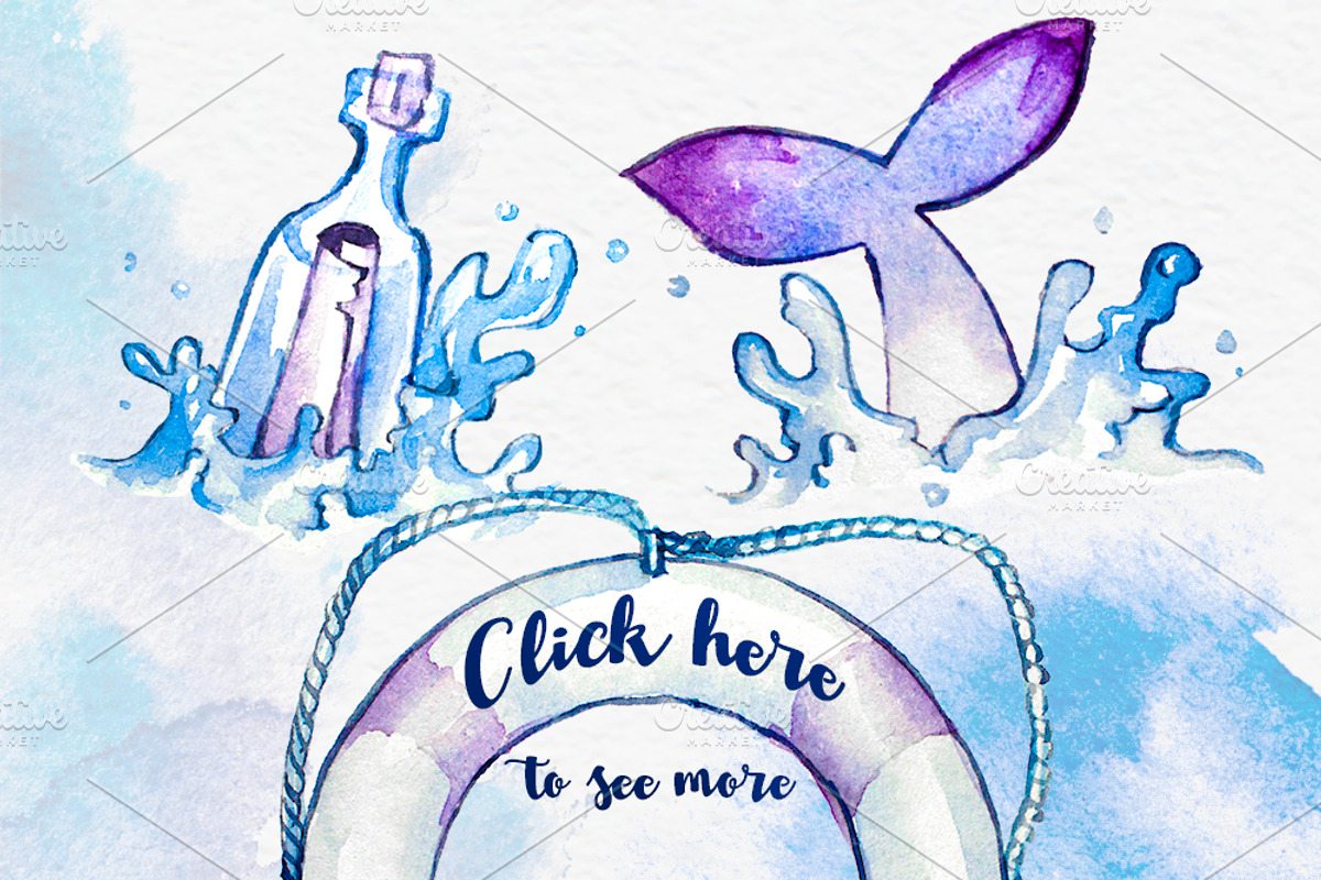 Arctic Ocean Watercolor Set, an Illustration by Anna Faun (Photo 2 of 6)