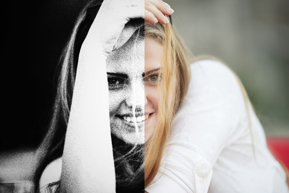 Black and White Sketch Effect, an Action Add-On by The_DrX (Photo 3 of 8)