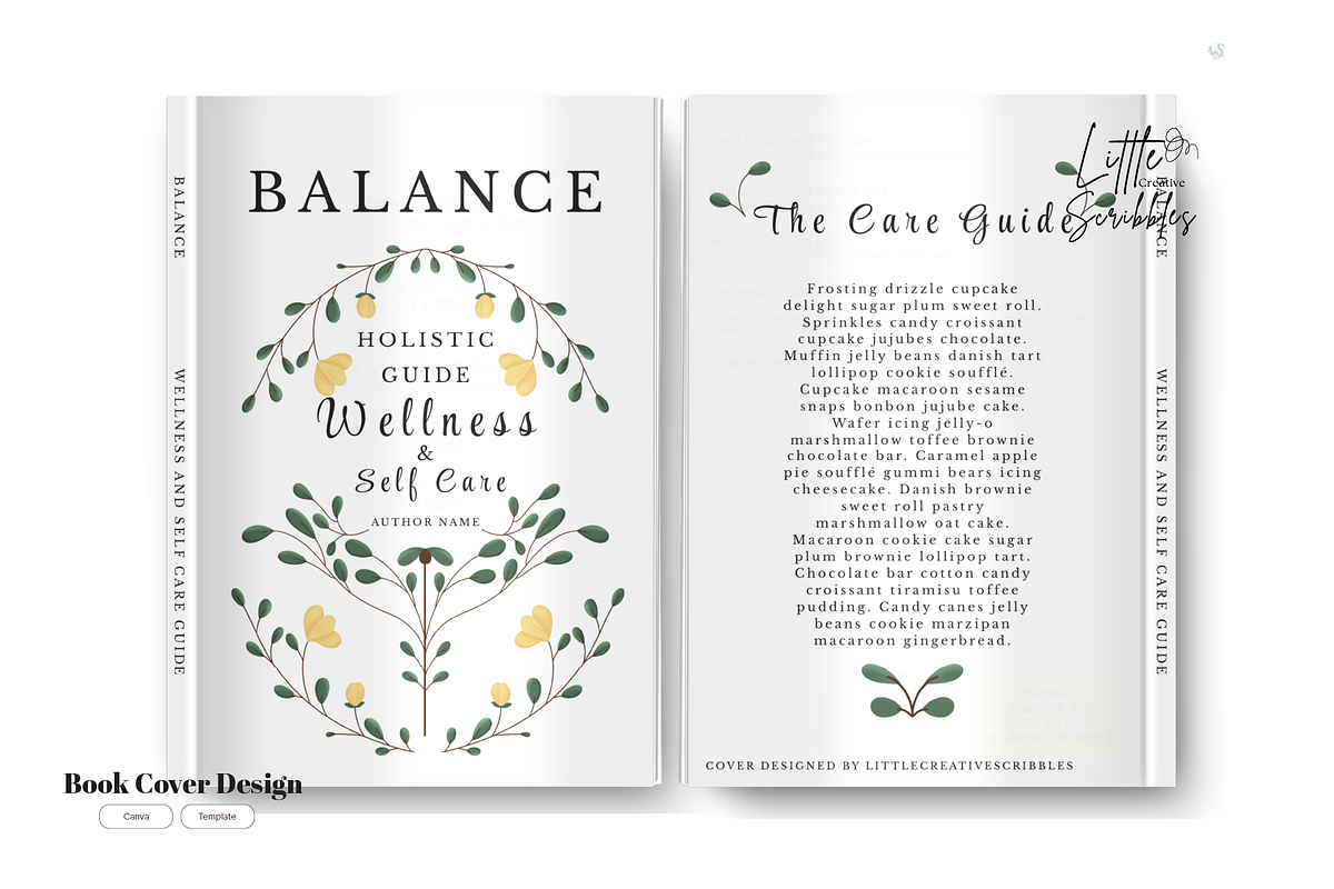 Canva Template Book Cover Design, a Design Template by Little Creative Scribbles (Photo 1 of 5)