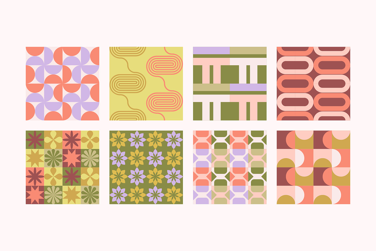 Seamless Geometric Patterns, a Pattern Graphic by Léo Alexandre (Photo 15 of 22)