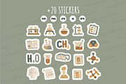 Science Lab Clipart Set, an Education Illustration by Palau (Thumbnail 10 of 10)