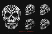 10 Bundle Dark Art Sugar Skull Death, an Illustration by Morspective (Thumbnail 3 of 7)