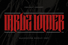 Laruz Lomer Blackletter Display Font