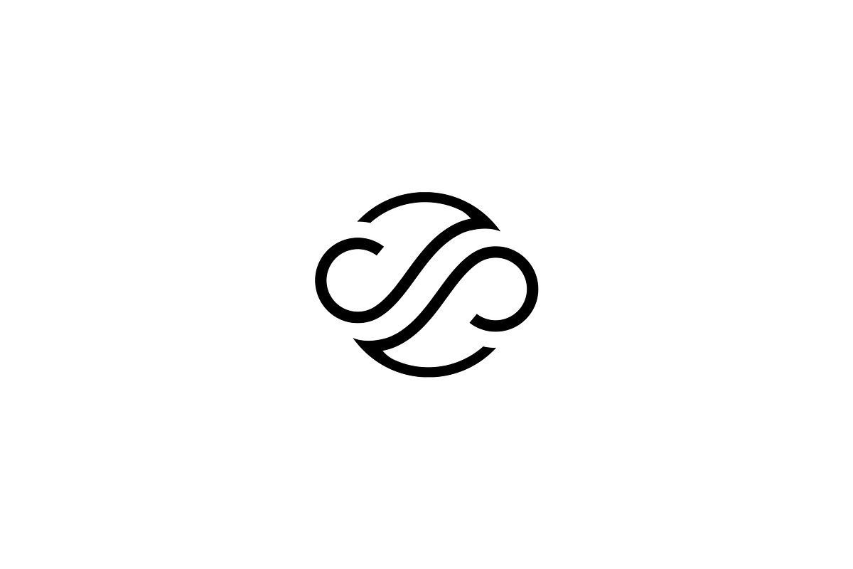 Minimalist Letter S Infinity Logo
