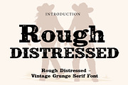 Rough Distressed, a Serif Font by Wow Magic (Thumbnail 1 of 3)