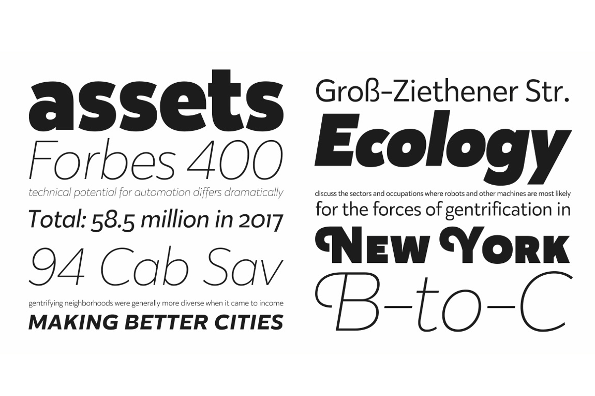 Karu -Serif with character, a Sans Serif Font by Fenotype (Photo 3 of 17)