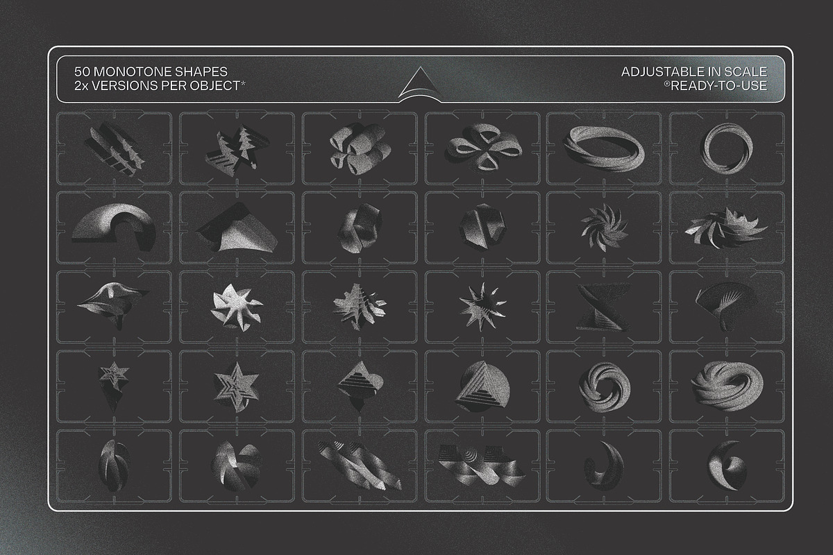 Mysterious 3D Shapes, an Object Graphic by Kapoor Design Empire (Photo 3 of 15)