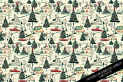 Vintage Holiday 2 Digital Paper, a Pattern Graphic by Chromolume Studio (Thumbnail 21 of 28)