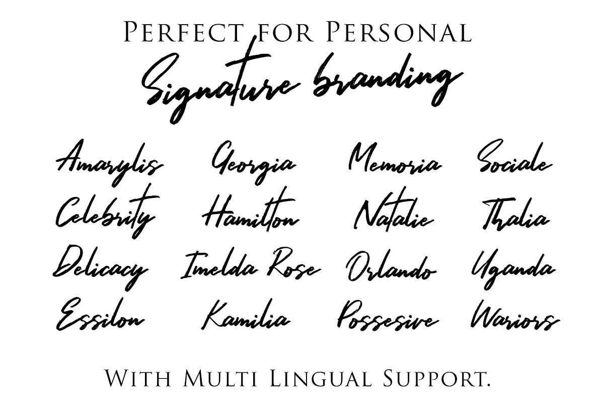 Hariston - Classy Signature Font preview 5