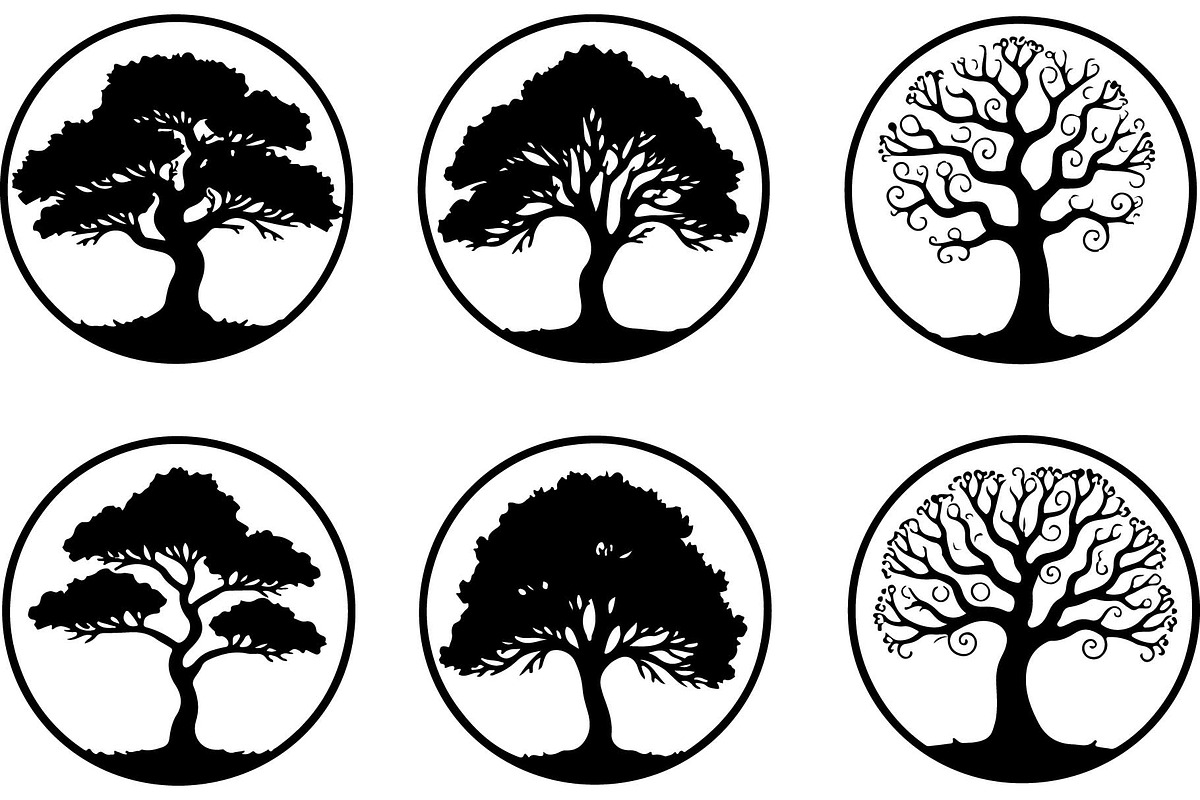 Mystic Tree Emblems & Nature Icons, an Object Graphic by Gfx_Store