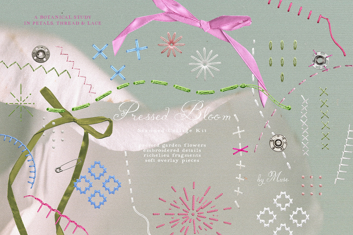 Pressed Bloom Dopamine Set, an Object Graphic by Muse Artist (Photo 12 of 16)