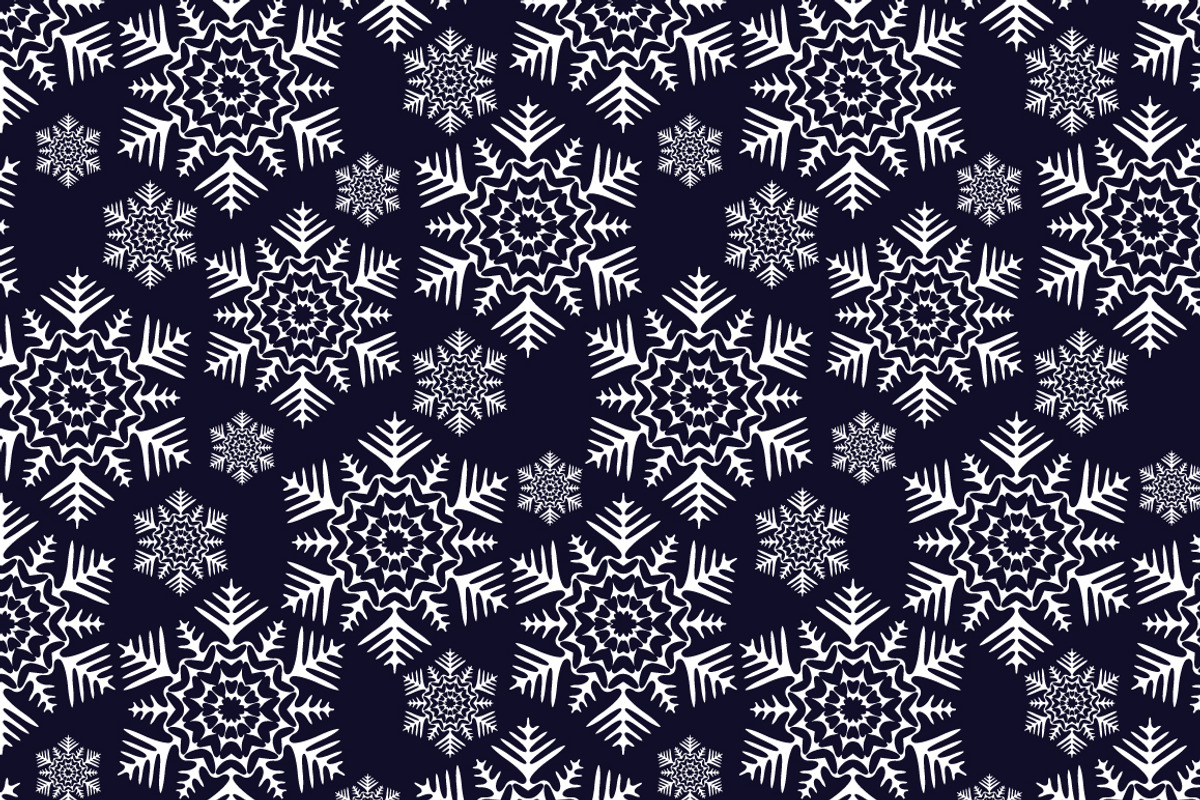 Christmas background. Snowflakes., a Decorative Illustration by katykin (Photo 5 of 5)