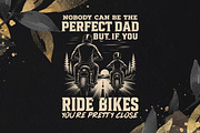 Perfect Dad Rides Bikes Pretty Close, an Object Graphic by T-shirt Pond (Thumbnail 3 of 3)
