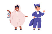 Halloween kids in party costumes set, a Person Illustration by Good Studio (Thumbnail 4 of 8)