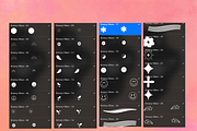 31 Groovy Vibes Procreate Brushes, a Brush Add-On by Little Paperies (Thumbnail 1 of 3)