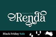 RENDA - Serif, a Serif Font by Olexstudio (Thumbnail 1 of 8)