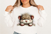 Cute Animals Lying Down Clipart, an Illustration by Craft Nest (Thumbnail 8 of 11)