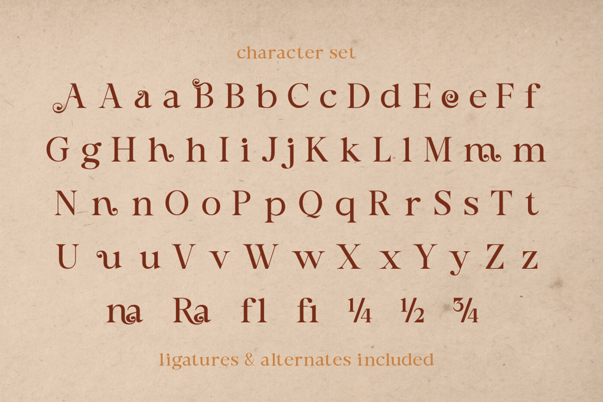 Bornatte Modern Ornament Serif Font, a Serif Font by Rasio Studio (Photo 2 of 10)