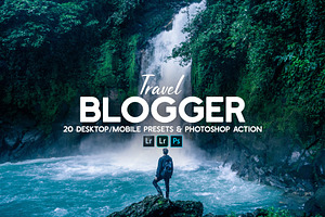 20 Travel Blogger Presets & Actions