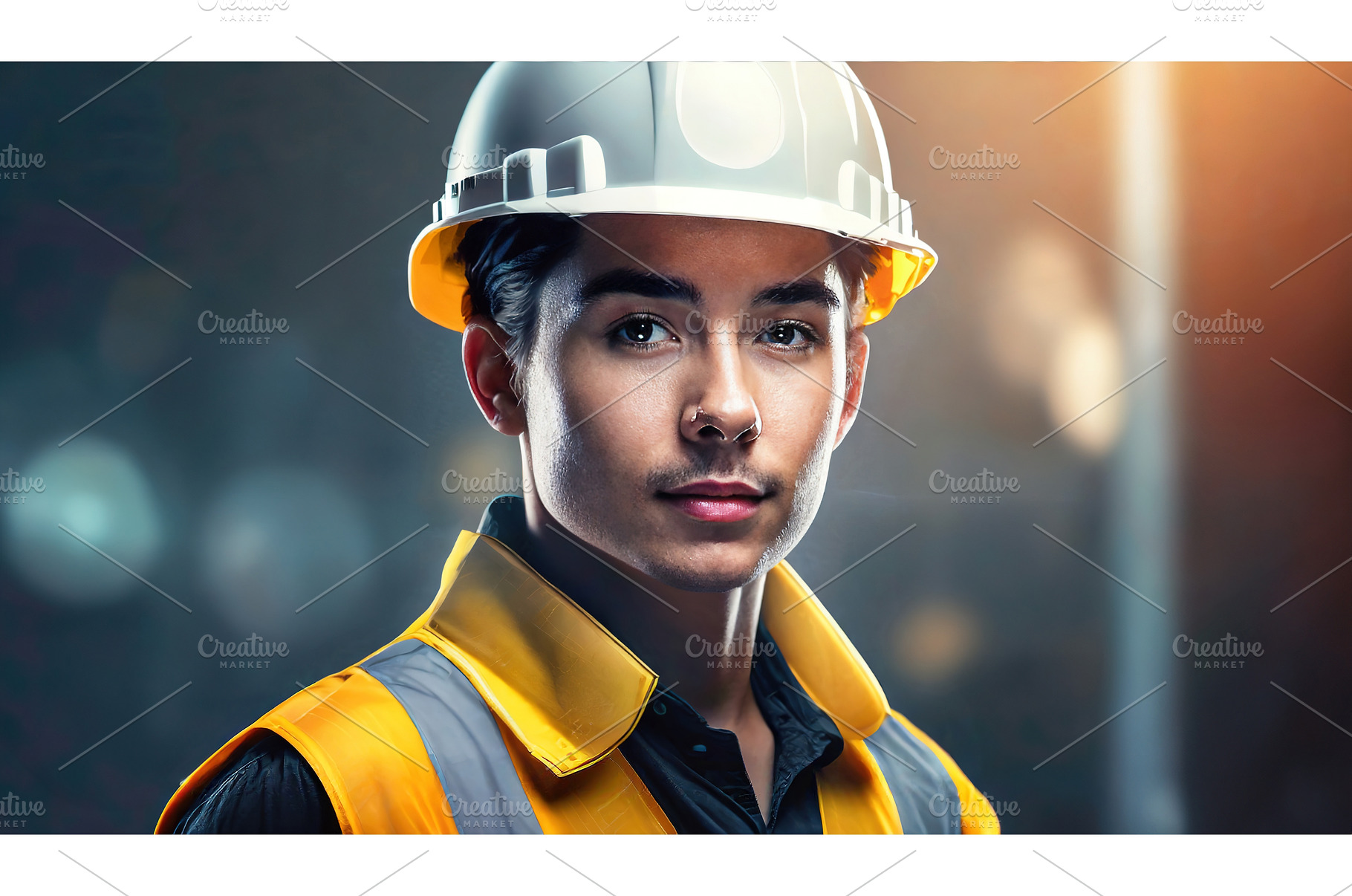 A confident construction worker, an Industrial Photo by Igor Tichonow