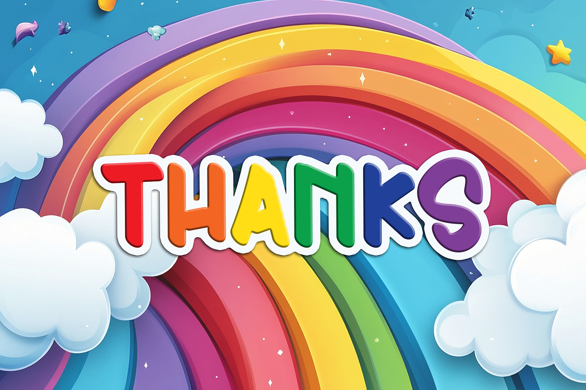 Groovy Rainbow | Script Font, a Script Font by Scratchones (Photo 8 of 8)
