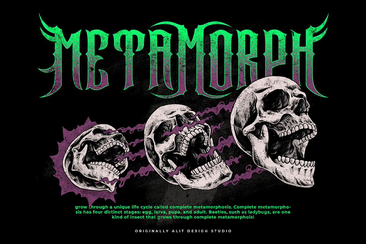 Darksad Typeface, a Blackletter Font by alit design (Photo 5 of 20)